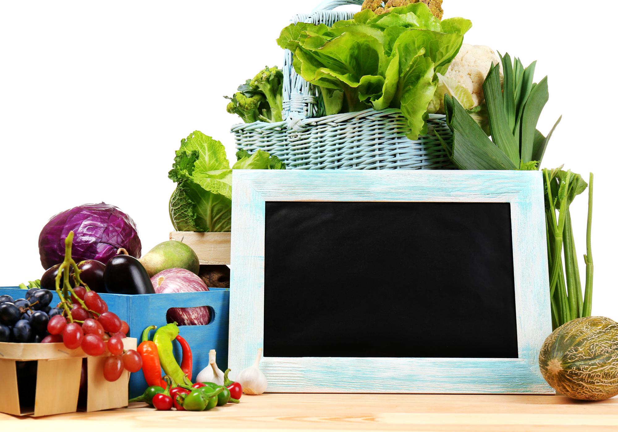 Ingredienti freschi del mercato locale